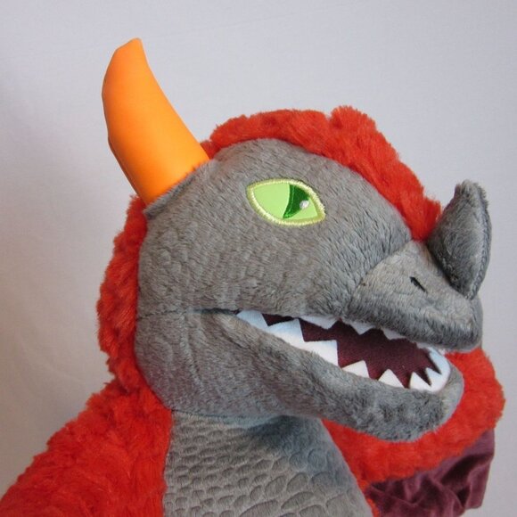 Build A Bear Great Wolf Lodge MagiQuest Charlock Magic Quest Red Dragon Plush - Picture 6 of 6
